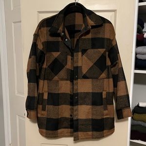 Plaid Shacket NWOT